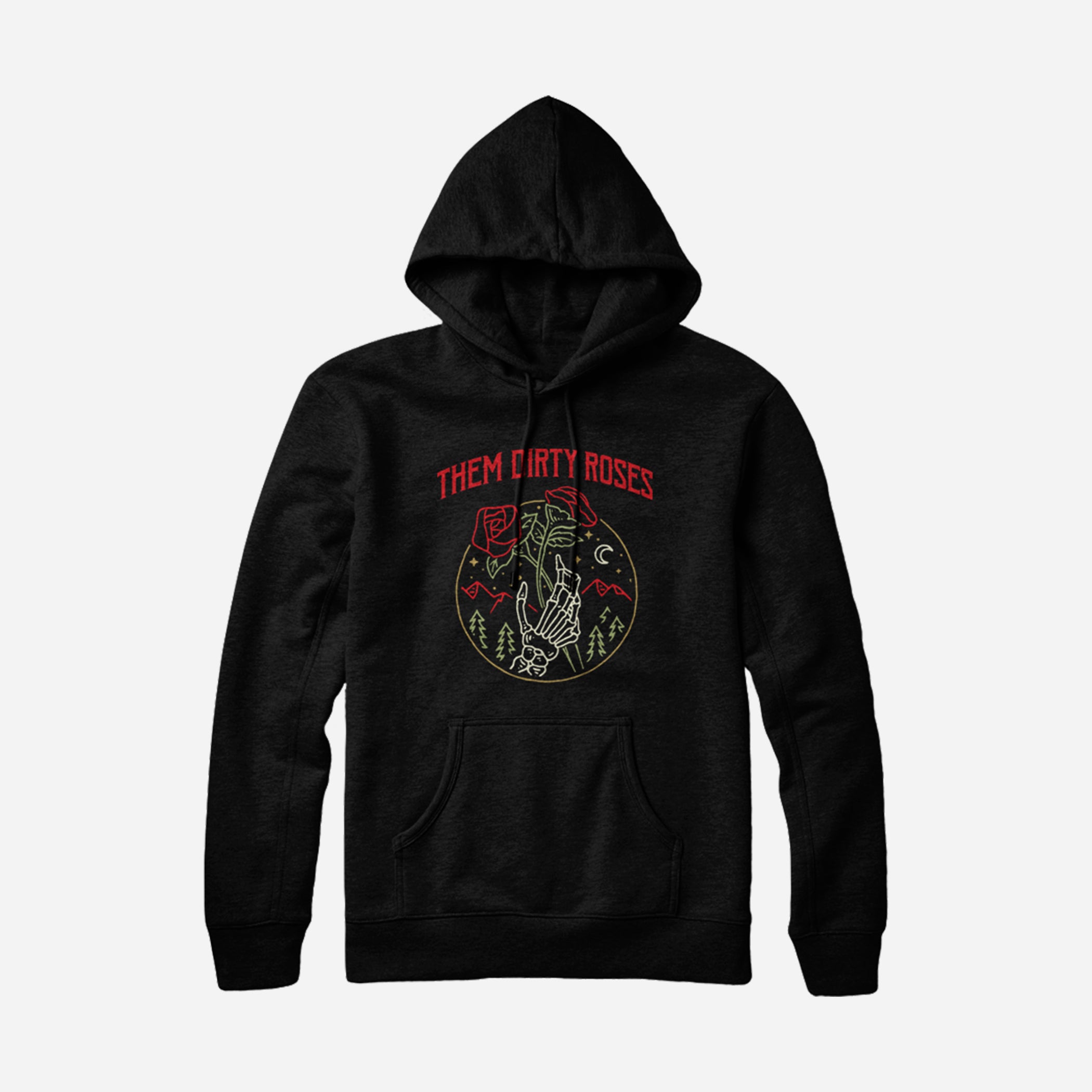 Love & Death Hoodie (Black) – Them Dirty Roses