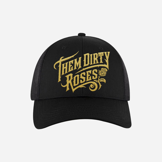 Them Dirty Roses Hat (Black)
